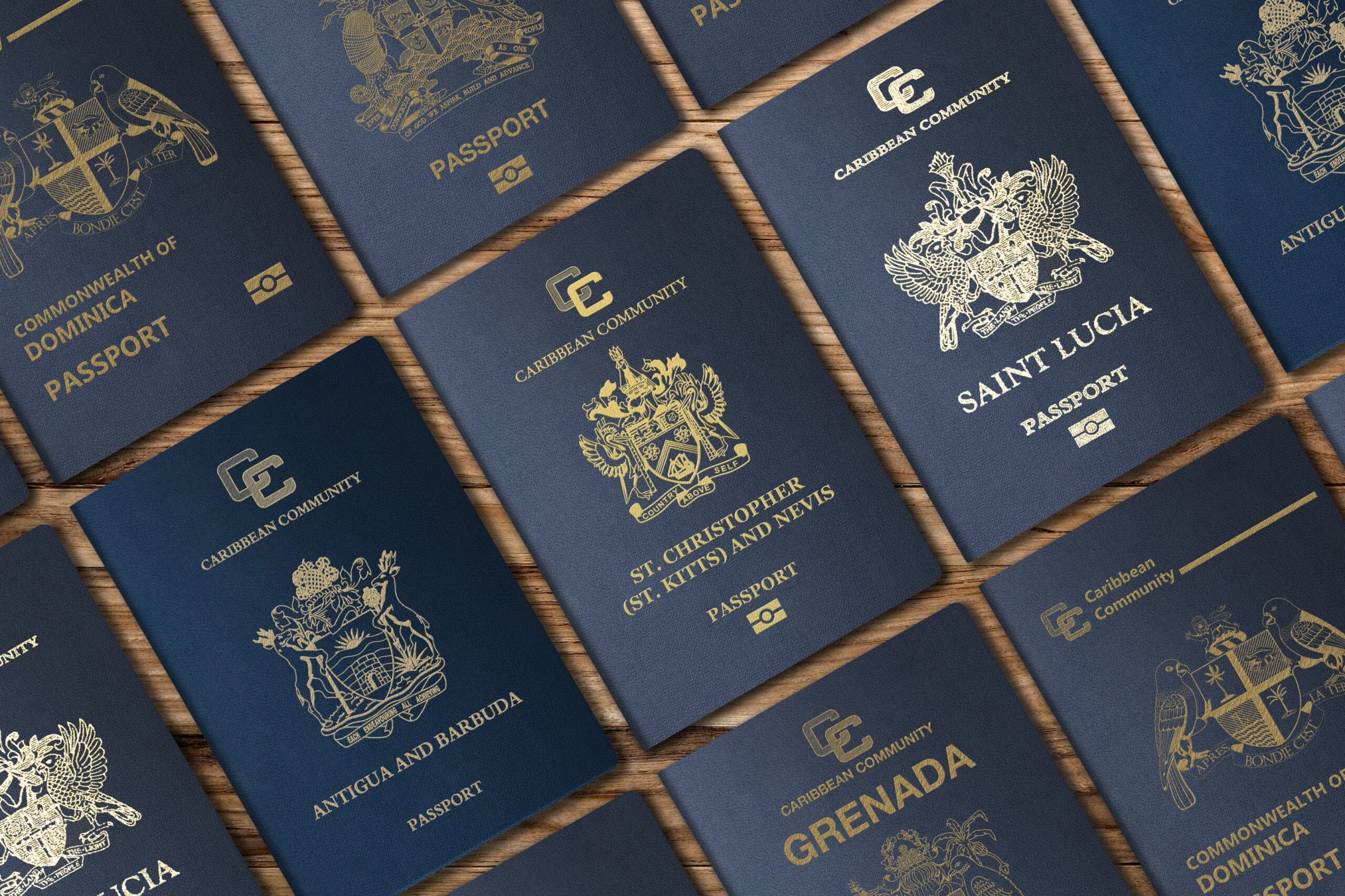 Caribbean Community Passports from Multiple Nations